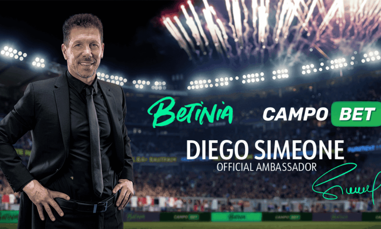 Diego Simeone Joins Soft2Bet’s Betinia and CampoBet Brands as Ambassador